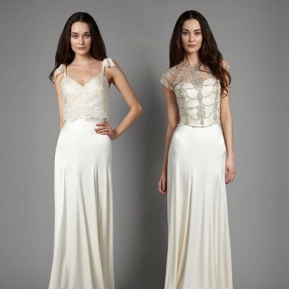 BHLDN Catherine Deans Danielle skirt in crème - Picture 5 of 6